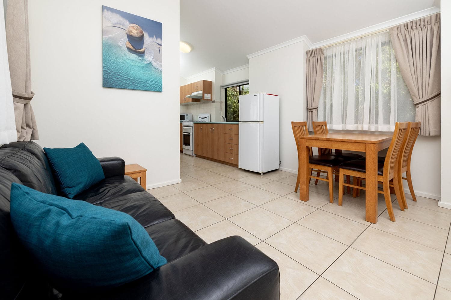 2 Bedroom Deluxe Chalets Living Area