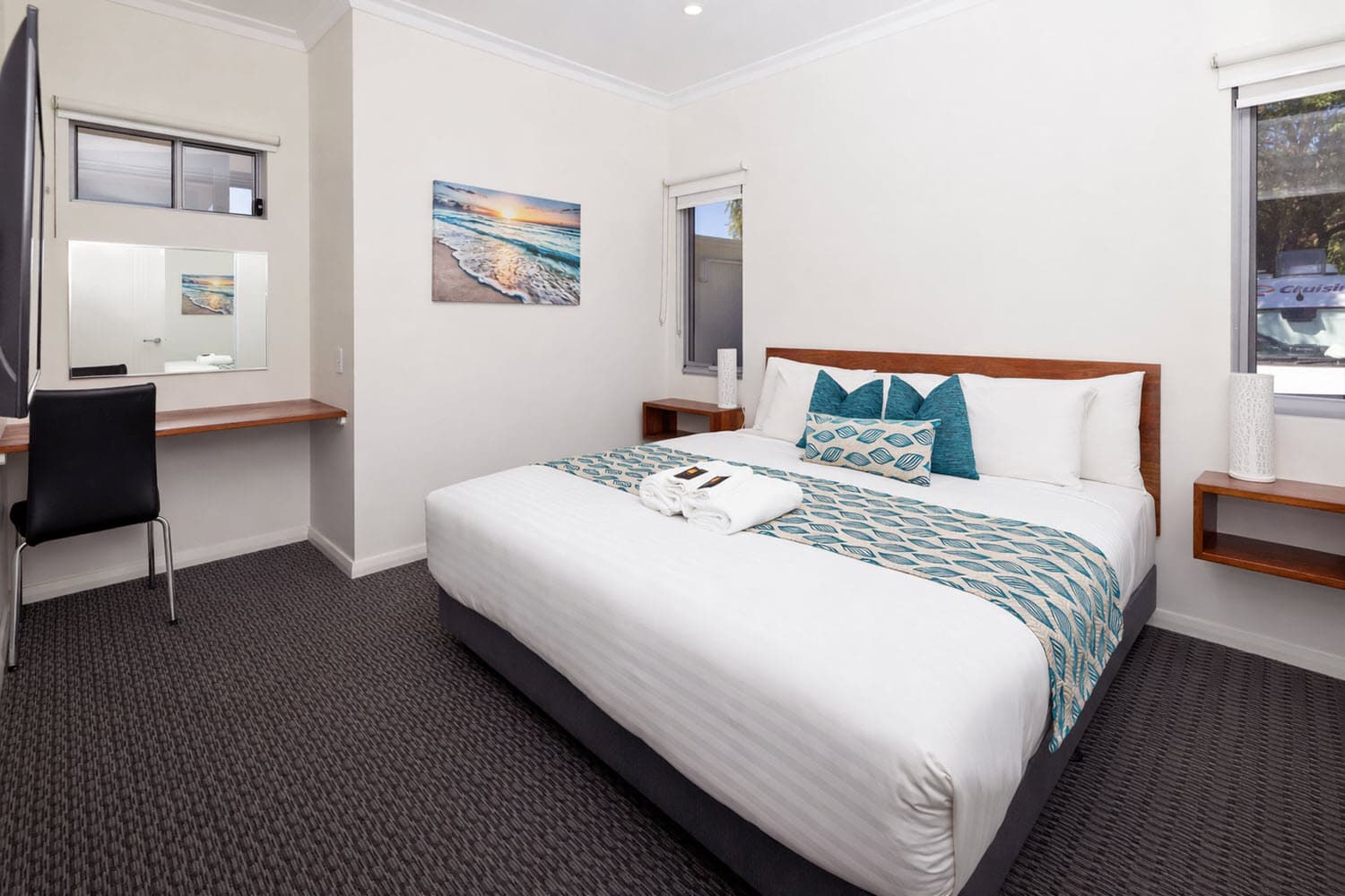 Accessible 2BR Deluxe Villa Master Bedroom