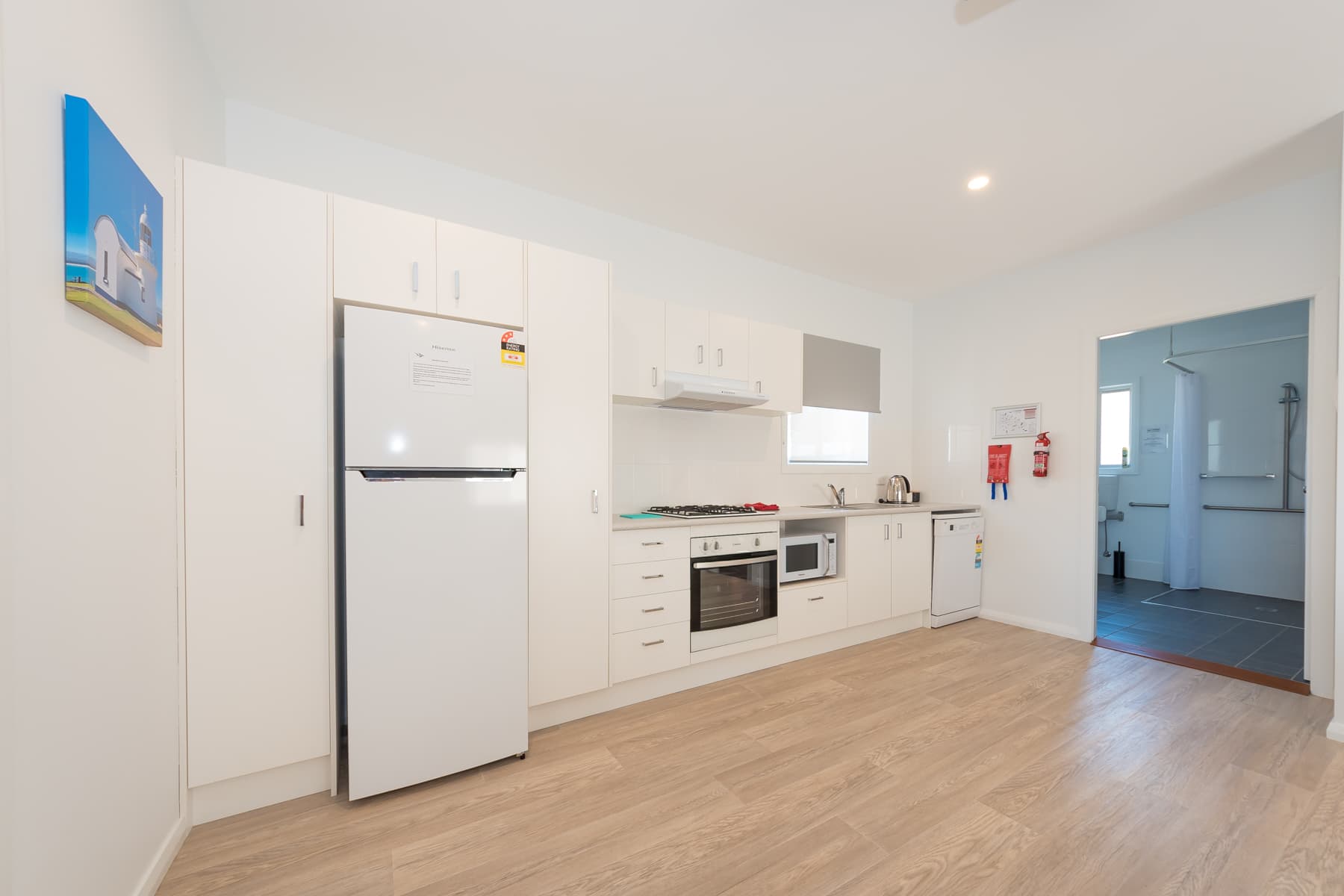 Full Kitchen in Accessible Executive Two Bedroom Villa. 