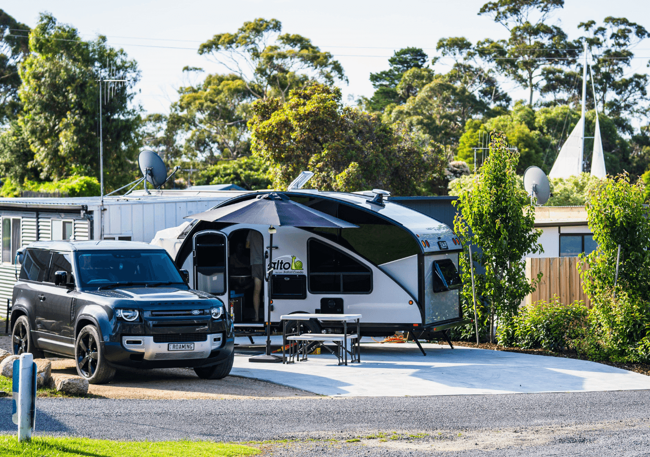 Ensuite Site with large Concrete pad for Caravan