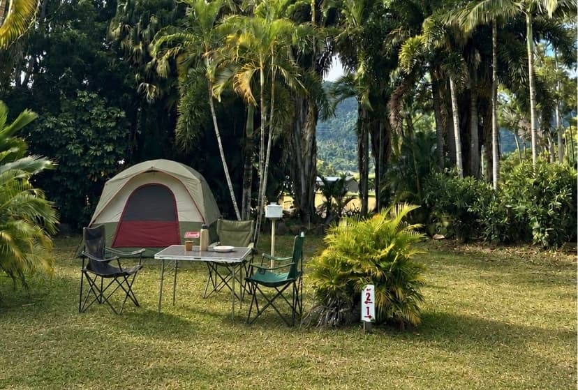 Powered Nature sites landscaped for privacy 