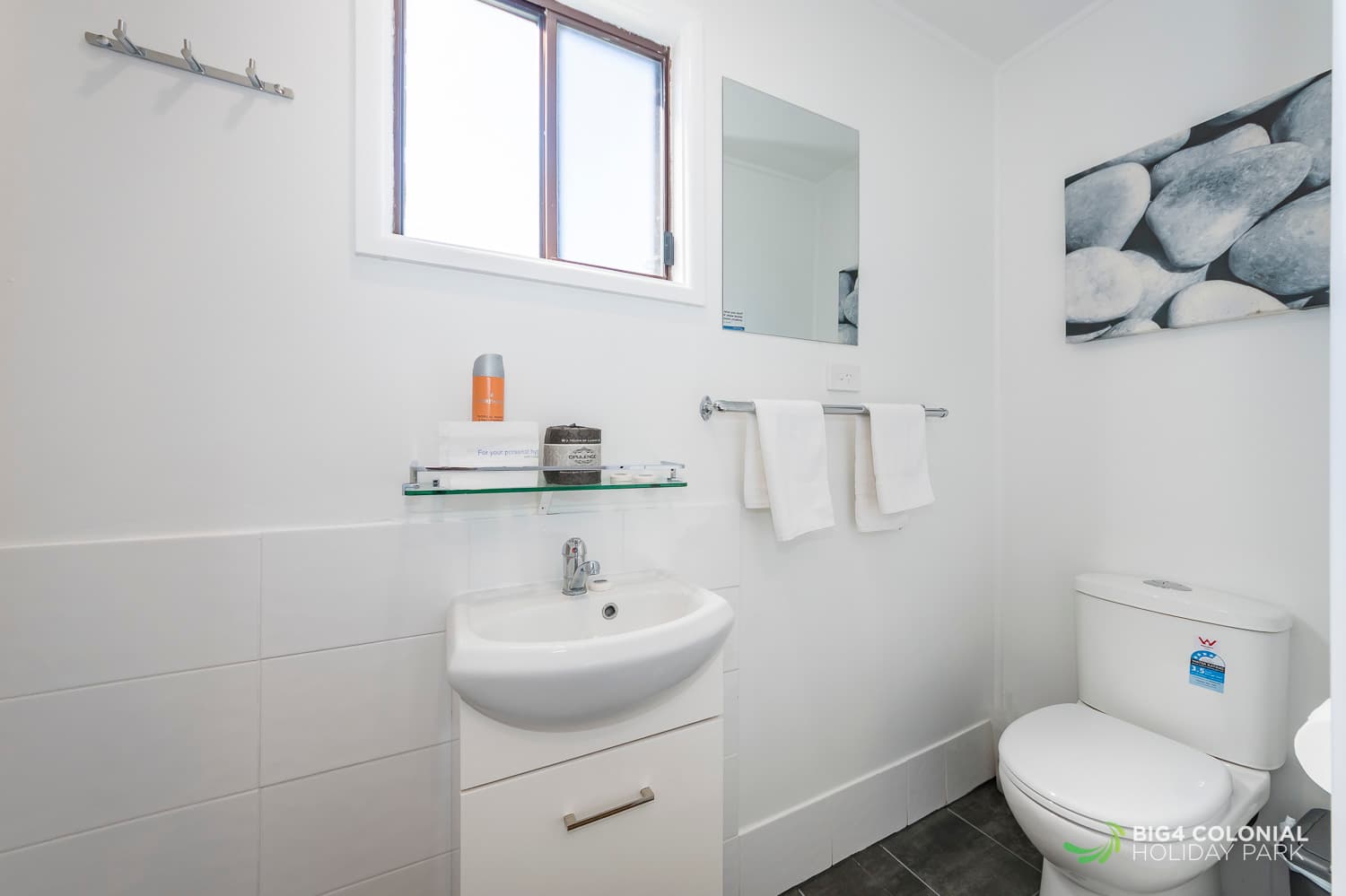 Ensuite of Studio cabins. 