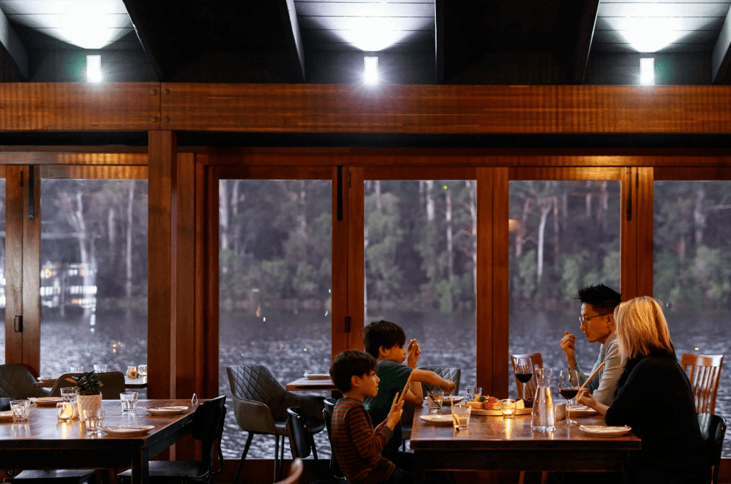 Dine at Lakeside Restaurant & Bar at RAC Karri Valley
