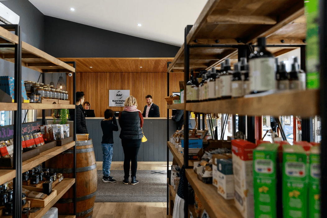 Our convenience store at RAC Karri Valley