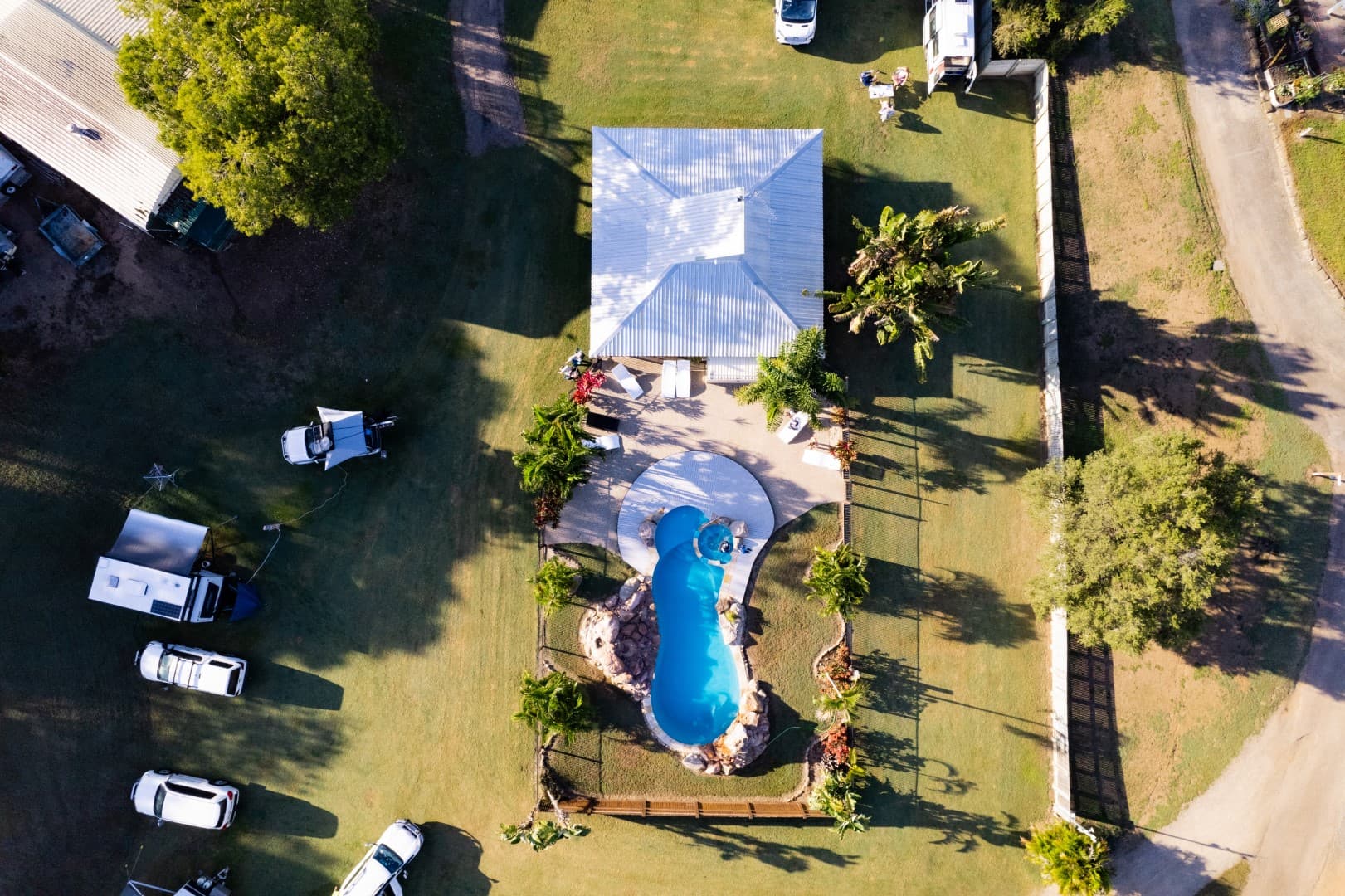 Pool sites and camping 
