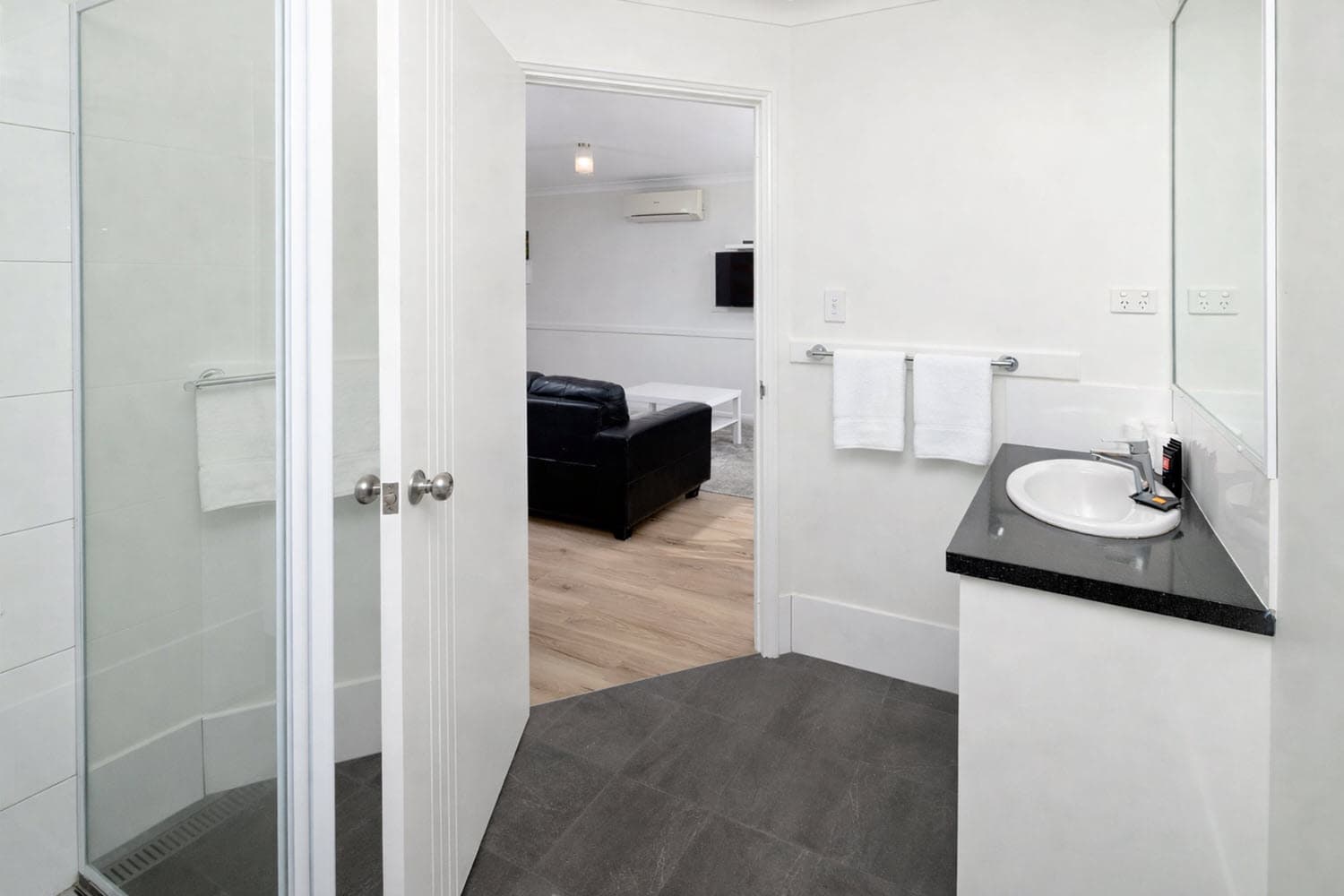 Studio Apartment Bathroom