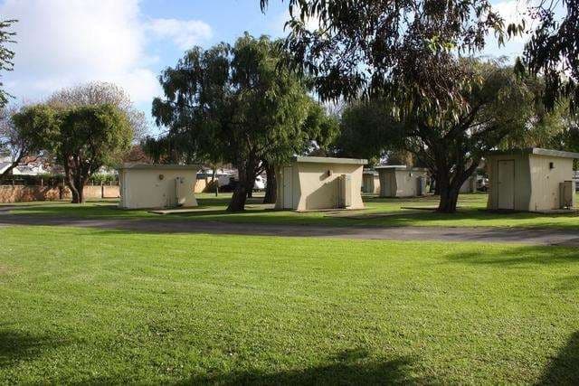 Ensuite Slab Site with a private bathroom including shower. toilet and vanity. Powered with 15amp power, water and sullage connections. Enjoy added comfort for caravans and motorhomes at Tasman Holiday Parks Warrnambool. Please note these sites are not suitable for tents.