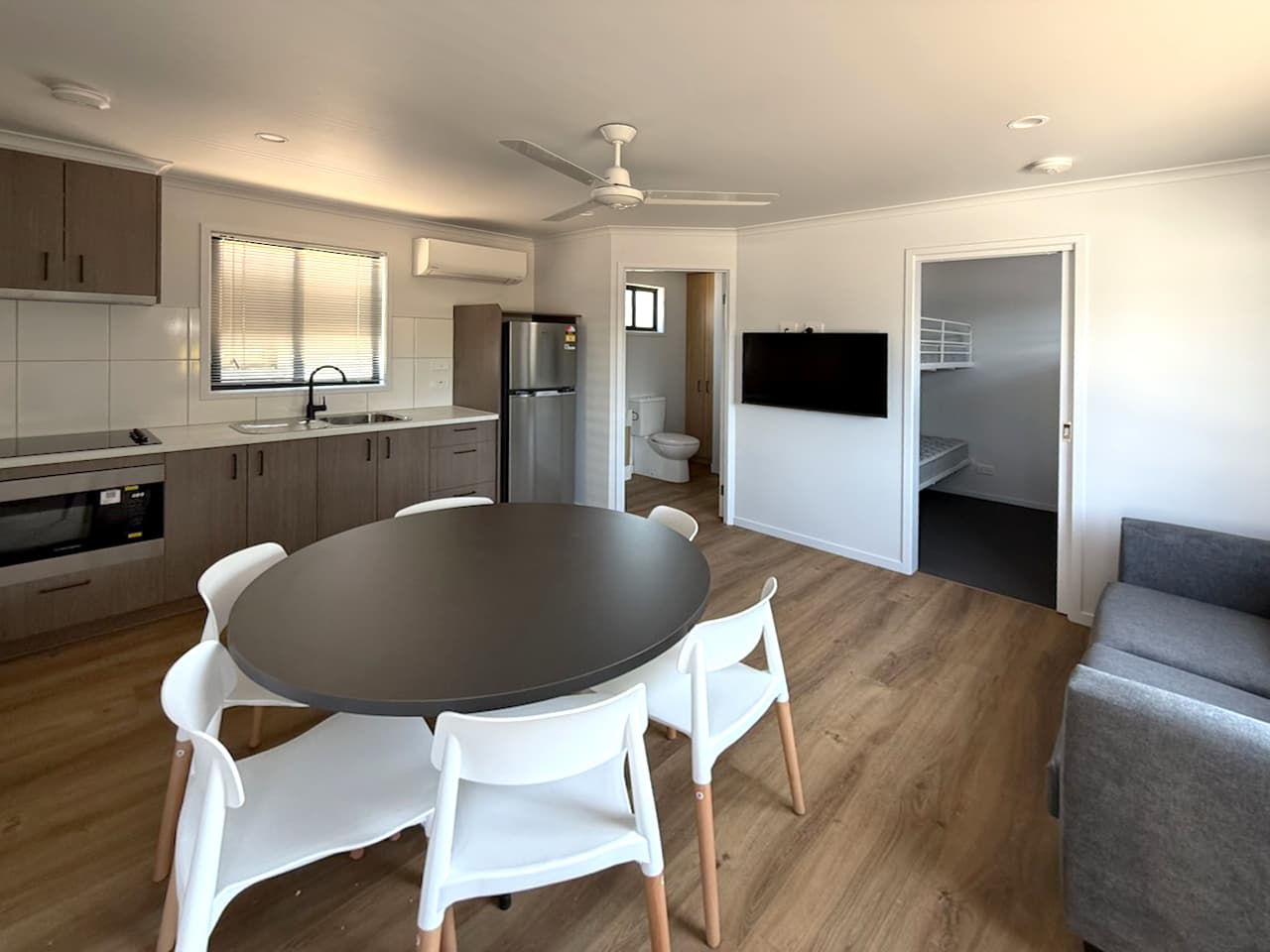 Open plan living dining and living areas