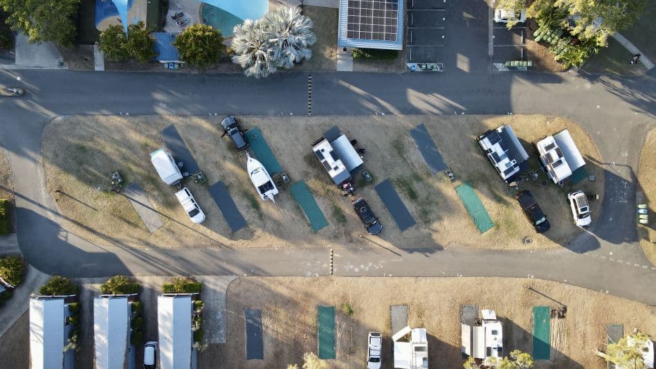 Stay hitched up on our Drive through sites