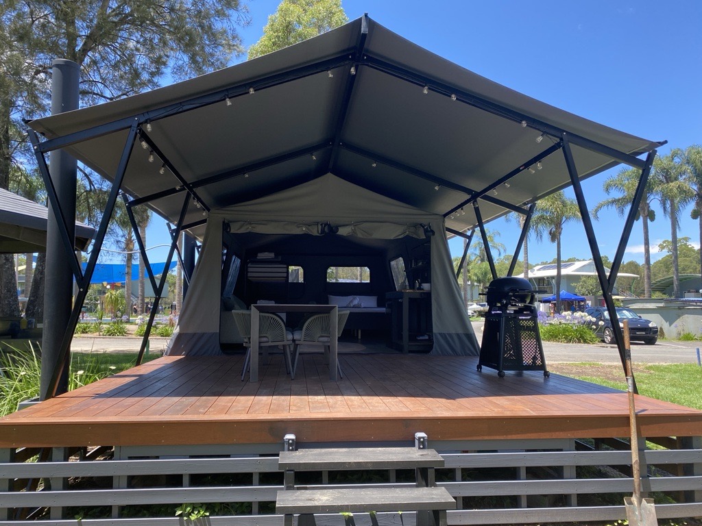 Deluxe Safari Tent BIG4 Nelligen Holiday Park