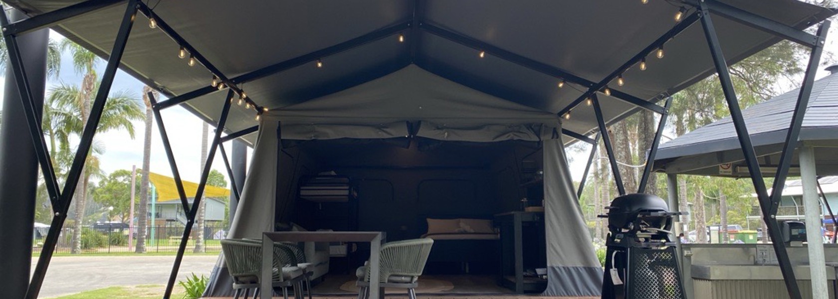 Deluxe Safari Tent BIG4 Nelligen Holiday Park